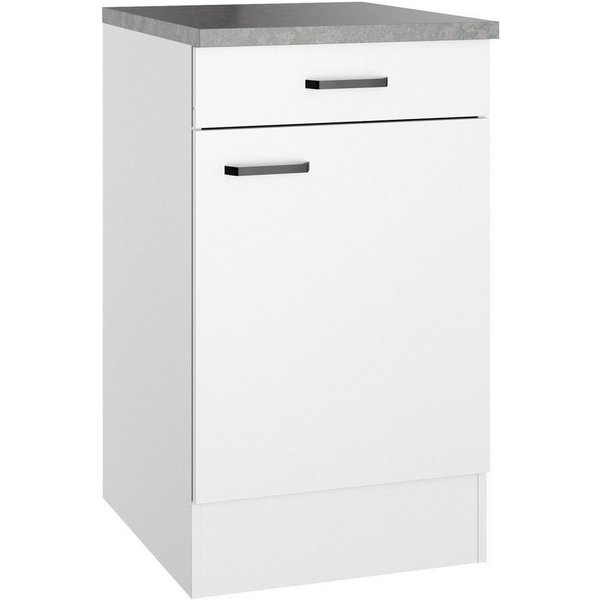 OPTIFIT Unterschrank OPTImulti Breite 50 cm, Tiefe 60 cm, mit 1 Tür, 1 Schubkasten, 1 Einlegeboden