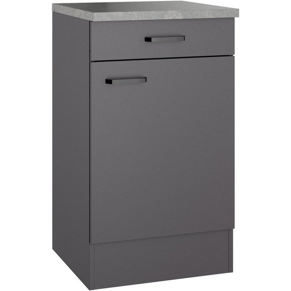OPTIFIT Unterschrank OPTImulti Breite 50 cm, Tiefe 50 cm, mit 1 Tür, 1 Schubkasten, 1 Einlegeboden