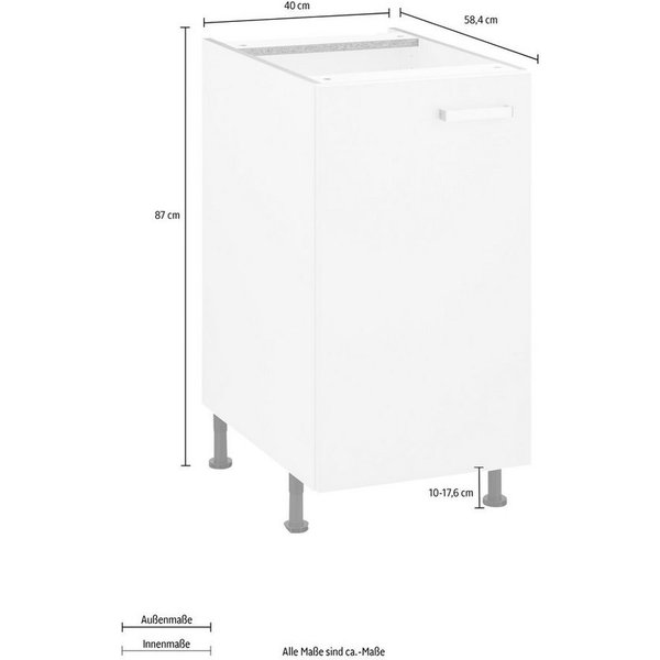 OPTIFIT Unterschrank Parma Breite 40 cm