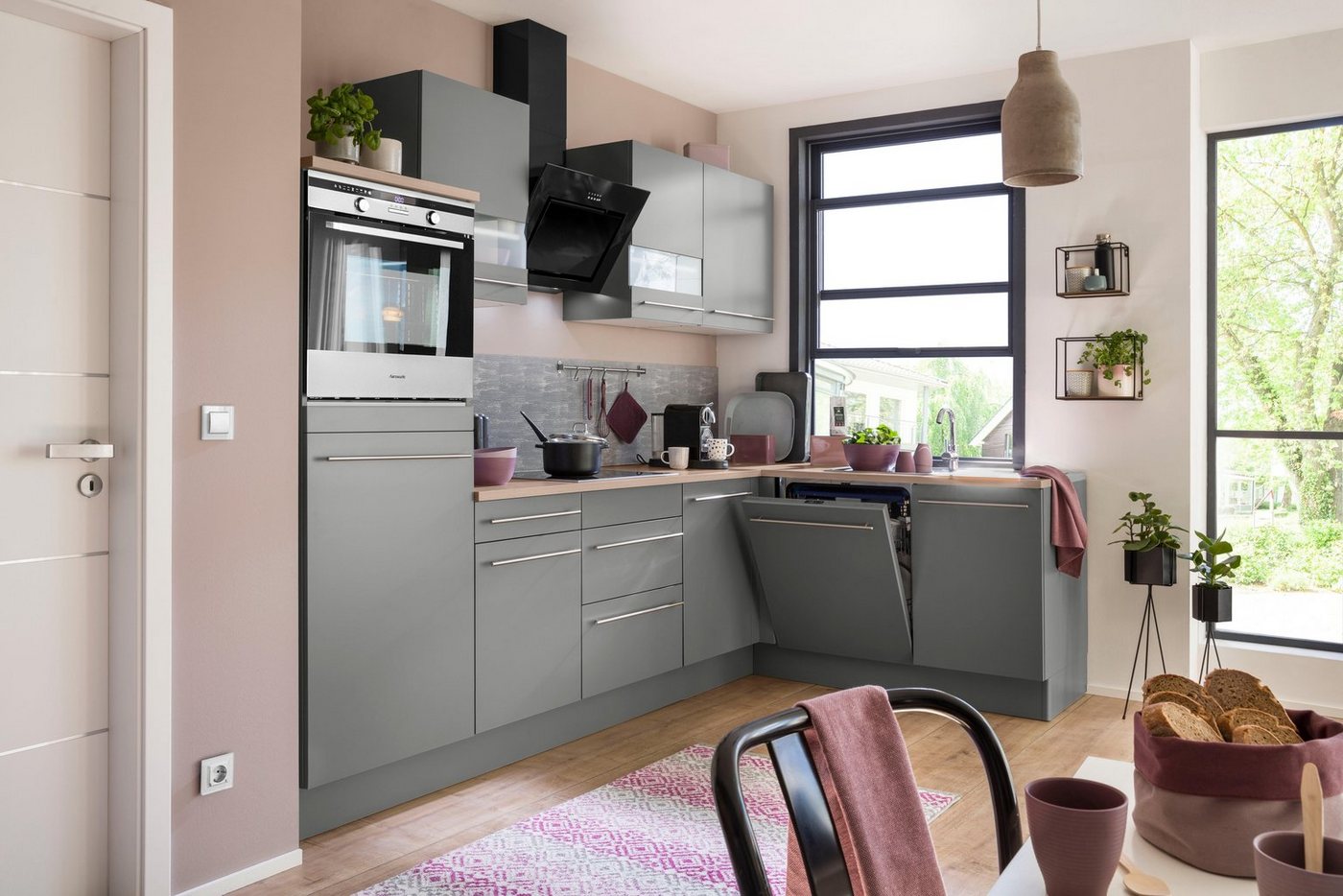 OPTIFIT Winkelküche Bern, Stellbreite 285x175 cm, wahlweise mit E-Geräten – Bild 2 von 5