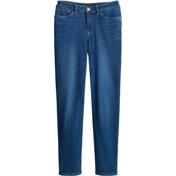 OPUS 5-Pocket-Jeans blau,Casual,Baumwolle,Unifarben,Straight Leg,Niedrig