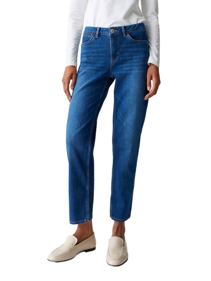OPUS 5-Pocket-Jeans blau,Casual,Baumwolle,Unifarben,Straight Leg,Niedrig – Bild 2 von 5