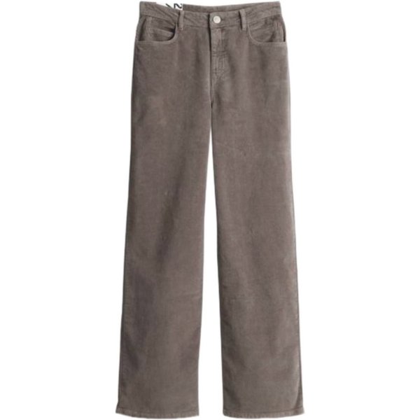 OPUS 5-Pocket-Jeans braun,Casual,Baumwolle,Strukturiert,Wide Leg,Hoch