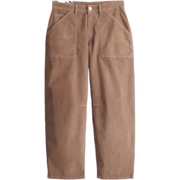 OPUS 5-Pocket-Jeans braun,Casual,Baumwolle,Strukturiert,Barrel Fit,Mittel