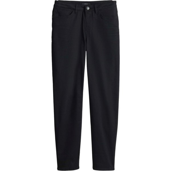 OPUS 5-Pocket-Jeans schwarz,Casual,Baumwolle,Unifarben,Straight Leg,Niedrig