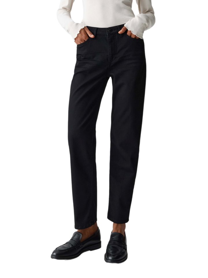 OPUS 5-Pocket-Jeans schwarz,Casual,Baumwolle,Unifarben,Straight Leg,Niedrig – Bild 2 von 5