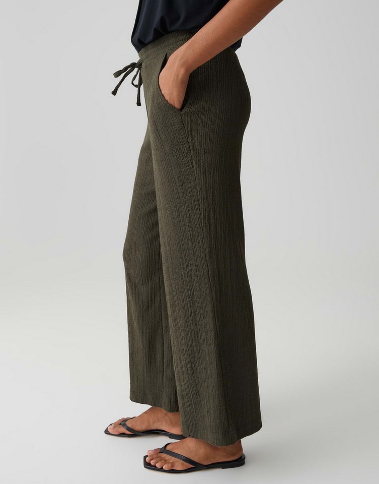 OPUS Anzughose Mileni sun aus Webware mit Crinkle Effekt Mit Eingrifftaschen für praktische Alltagslooks – Bild 5 von 5