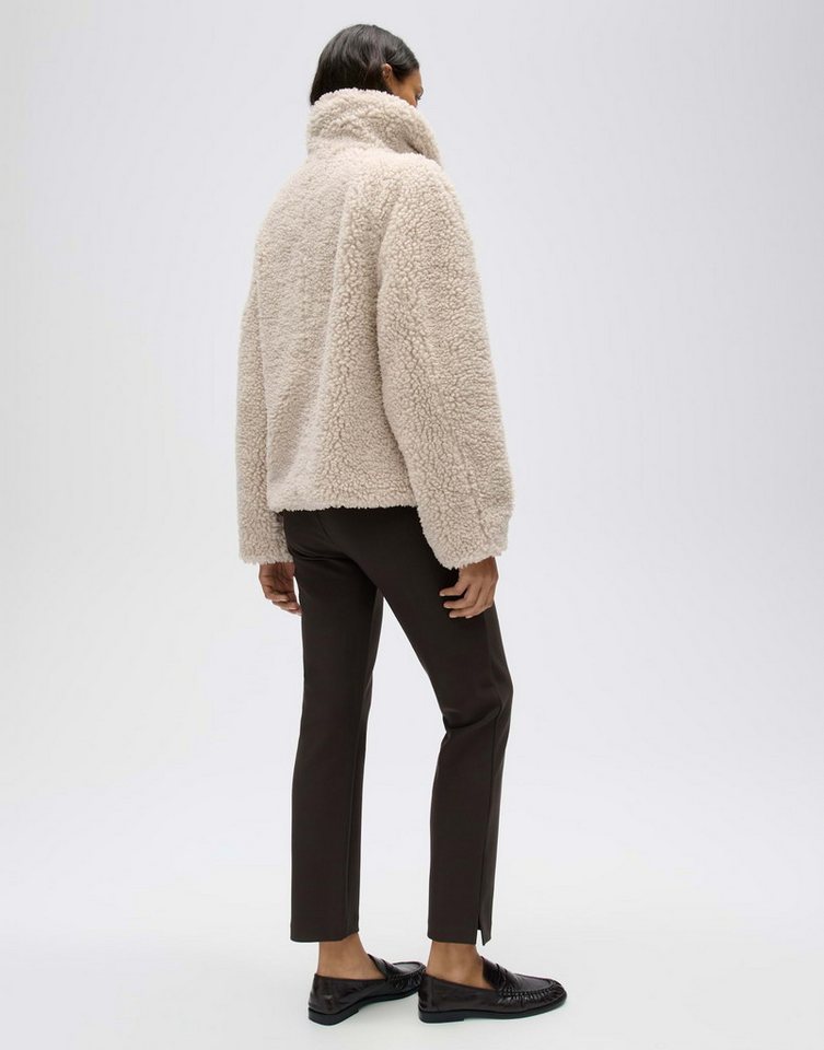 OPUS Cabanjacke Halko mit flauschiger Oberfläche Gerader Schnitt mit Raglanärmeln und zweireihiger Knopfleiste – Bild 3 von 5