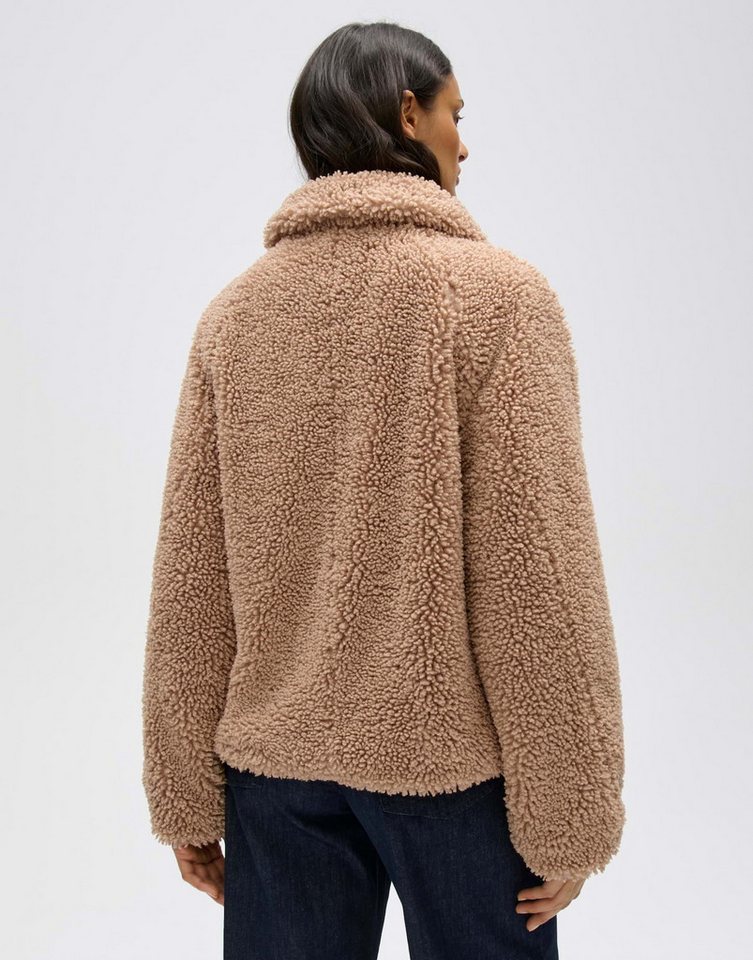 OPUS Cabanjacke Halko mit flauschiger Oberfläche Gerader Schnitt mit Raglanärmeln und zweireihiger Knopfleiste – Bild 3 von 5