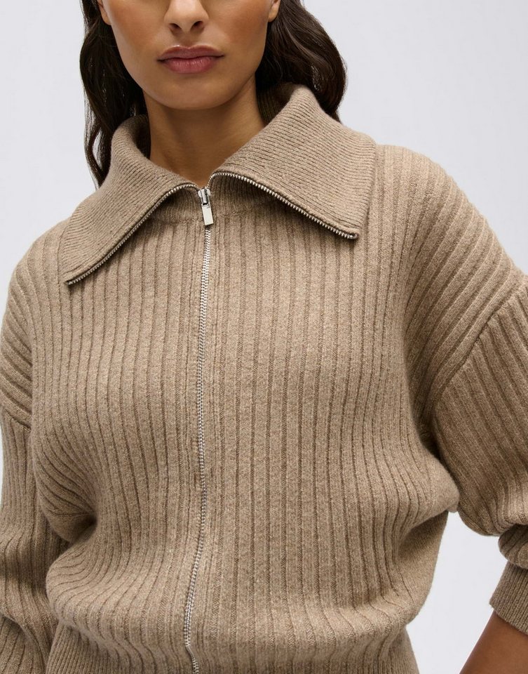 OPUS Cardigan Dodesa aus weichem Strick O-Form mit überschnittener Schulter und breiten Bündchen – Bild 4 von 5