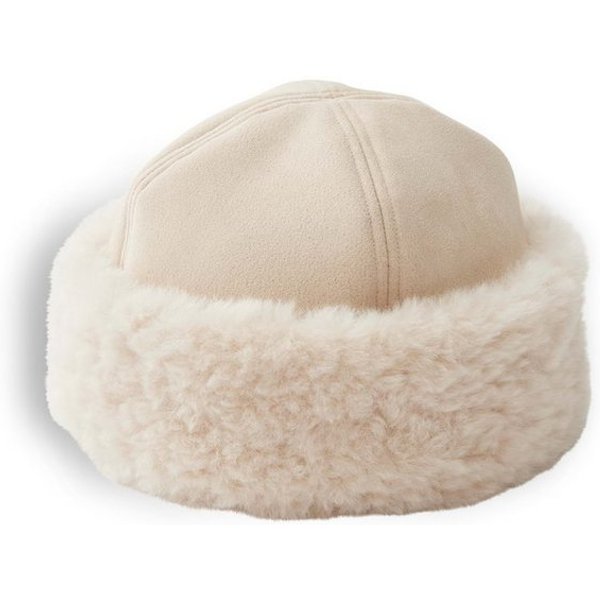OPUS Fischerhut Acoco hat aus Velourslederimitat Weicher Bucket Hat in Veloursoptik mit Teddy-Plüsch