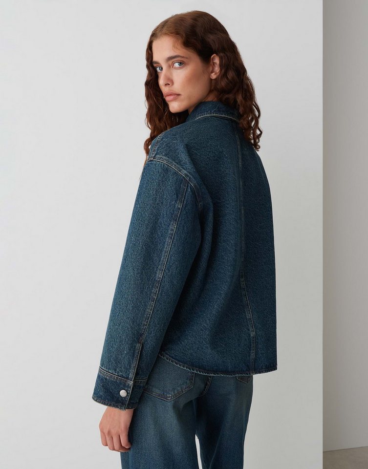 OPUS Jeansblazer JASPA mit Corddetails überschnittene Schulter mit Langarm, aufgesetzte Taschen vorne – Bild 5 von 5