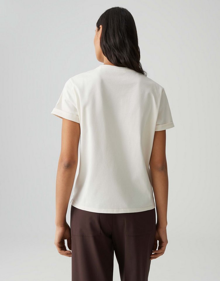 OPUS Kurzarmshirt Basicshirt aus Baumwolle Regular Fit – Bild 3 von 5