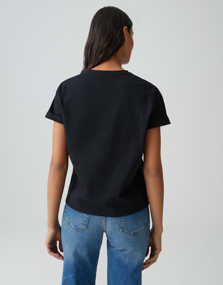 OPUS Kurzarmshirt Basicshirt aus Baumwolle Regular Fit – Bild 3 von 5