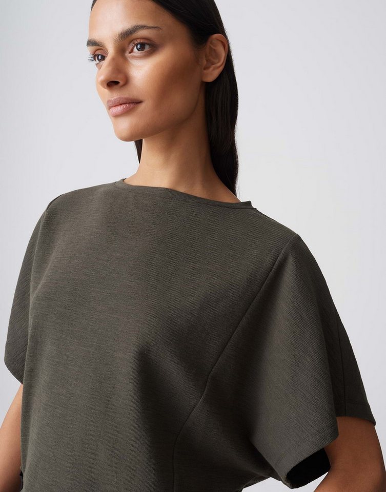 OPUS Kurzarmshirt SOLCHEN mit Oversize-Schnitt U-Boot-Ausschnitt und Teilungsnähte wirken modern – Bild 4 von 5
