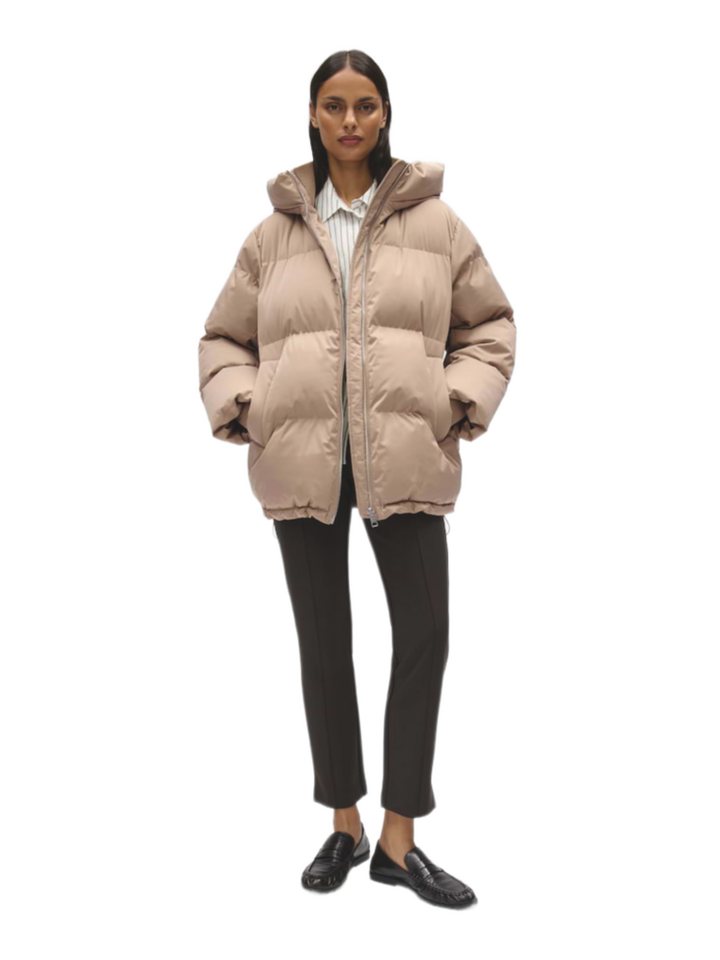 OPUS Kurzjacke natur,Casual,Polyester,Unifarben,Kapuze,Langarm,Regular Fit – Bild 2 von 5