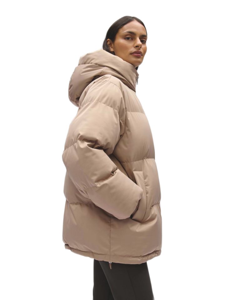 OPUS Kurzjacke natur,Casual,Polyester,Unifarben,Kapuze,Langarm,Regular Fit – Bild 5 von 5