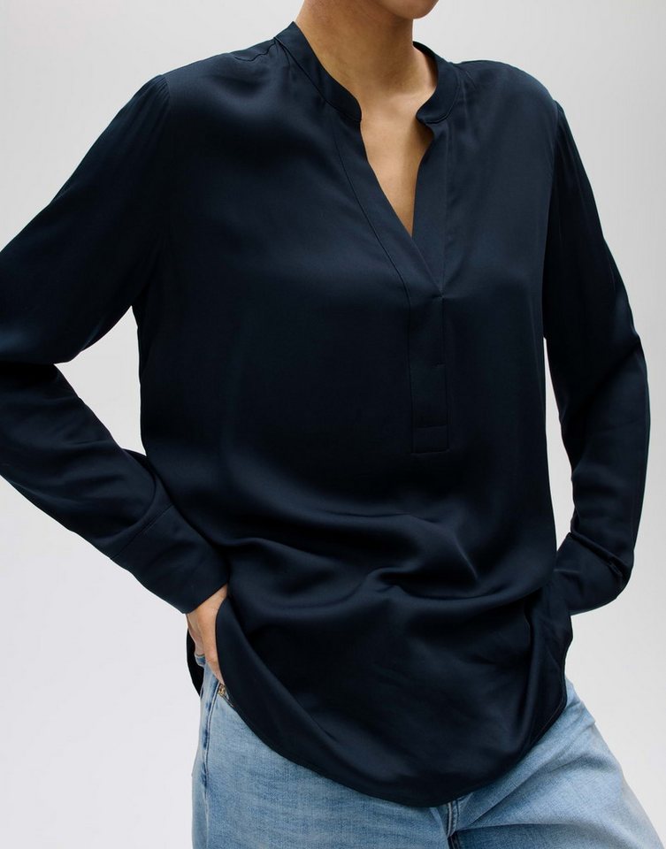 OPUS Longbluse Longbluse aus ECOVERO™ Viskose Regular Fit – Bild 4 von 5