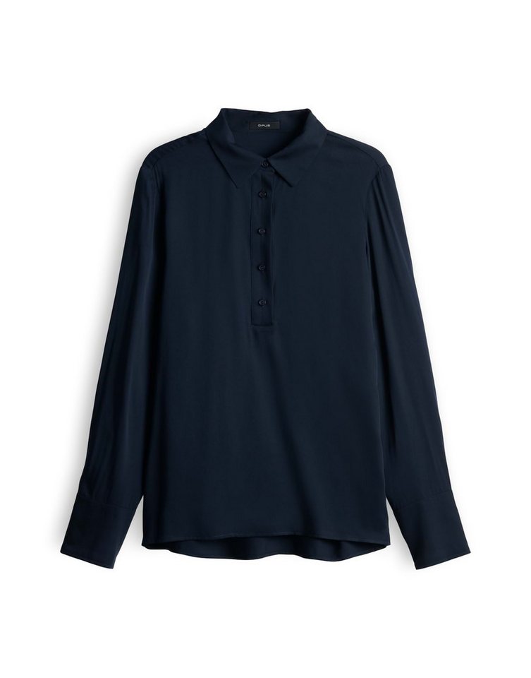 OPUS Longbluse Longbluse aus ECOVERO™ Viskose Regular Fit – Bild 2 von 5