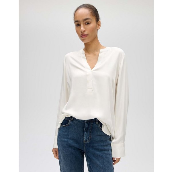 OPUS Longbluse Longbluse aus ECOVERO™ Viskose Regular Fit