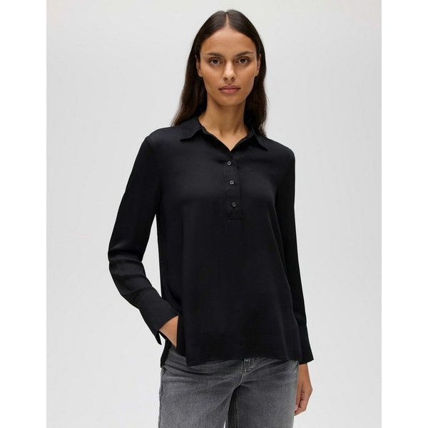 OPUS Longbluse Longbluse aus ECOVERO™ Viskose Regular Fit