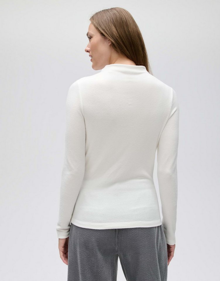 OPUS Longsleeve Sosemin aus Jersey mit angerauter Oberfläche Figurbetonte Silhouette mit Funnel Neck und softer Jerseyhaptik – Bild 3 von 5