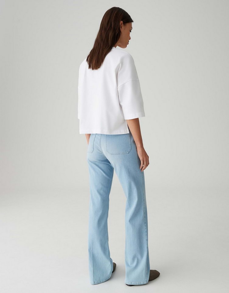 OPUS PANTS Bootcut-Jeans MELLY FRESH mit Powerstrech Mid Rise Feminische Linie mit modernem Schwung – Bild 3 von 5