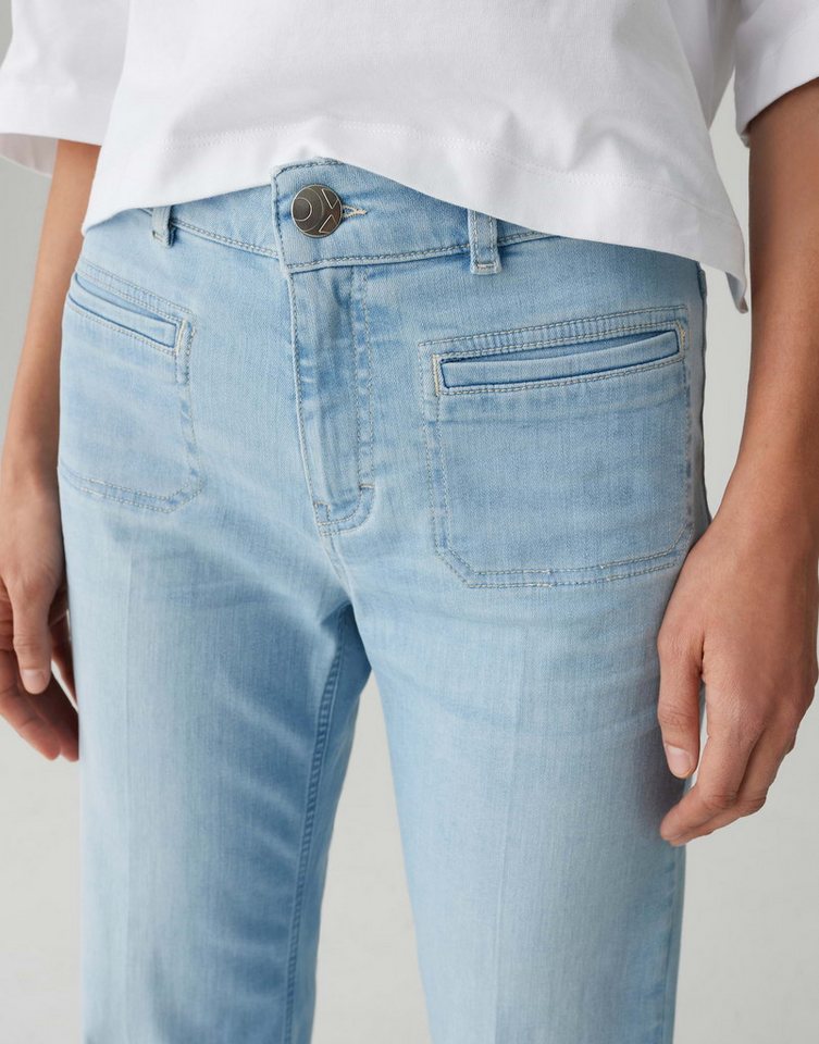 OPUS PANTS Bootcut-Jeans MELLY FRESH mit Powerstrech Mid Rise Feminische Linie mit modernem Schwung – Bild 4 von 5
