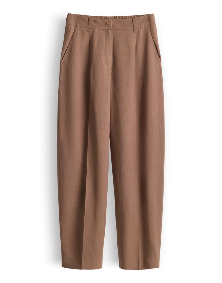 OPUS PANTS Bundfaltenhose Moira bloom aus weicher Webware mit Leinenstruktur Praktische Taschen runden den entspannten Look ab – Bild 2 von 5