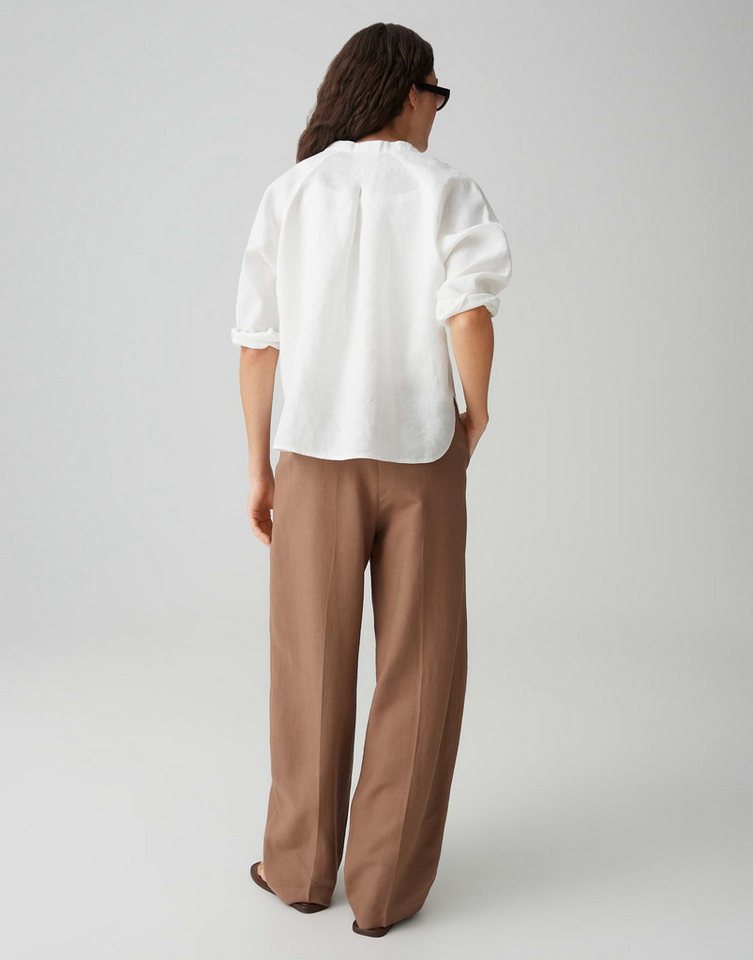 OPUS PANTS Bundfaltenhose Moira bloom aus weicher Webware mit Leinenstruktur Praktische Taschen runden den entspannten Look ab – Bild 3 von 5