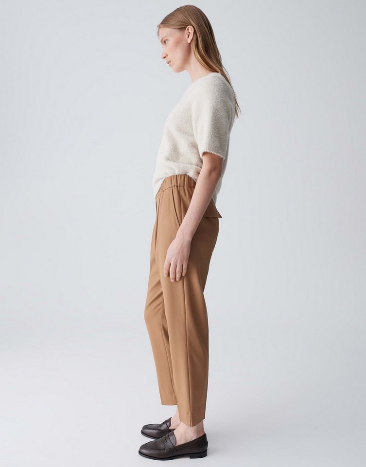 OPUS PANTS Stoffhose LUNAH CASUAL mit elastischem Komfortbund Mid Rise, Cropped Relaxed, elastischer Gummibund – Bild 5 von 5