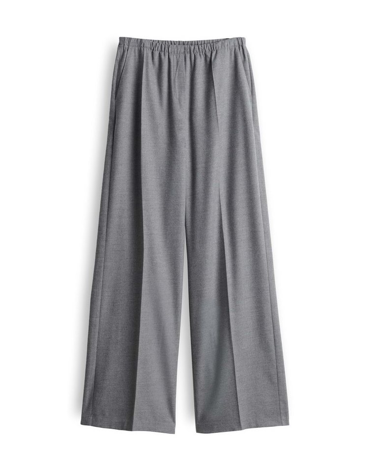 OPUS PANTS Stoffhose Mucia smooth aus fließender Webware Weiter, gerader Beinverlauf mit weich fließendem Fall – Bild 2 von 5
