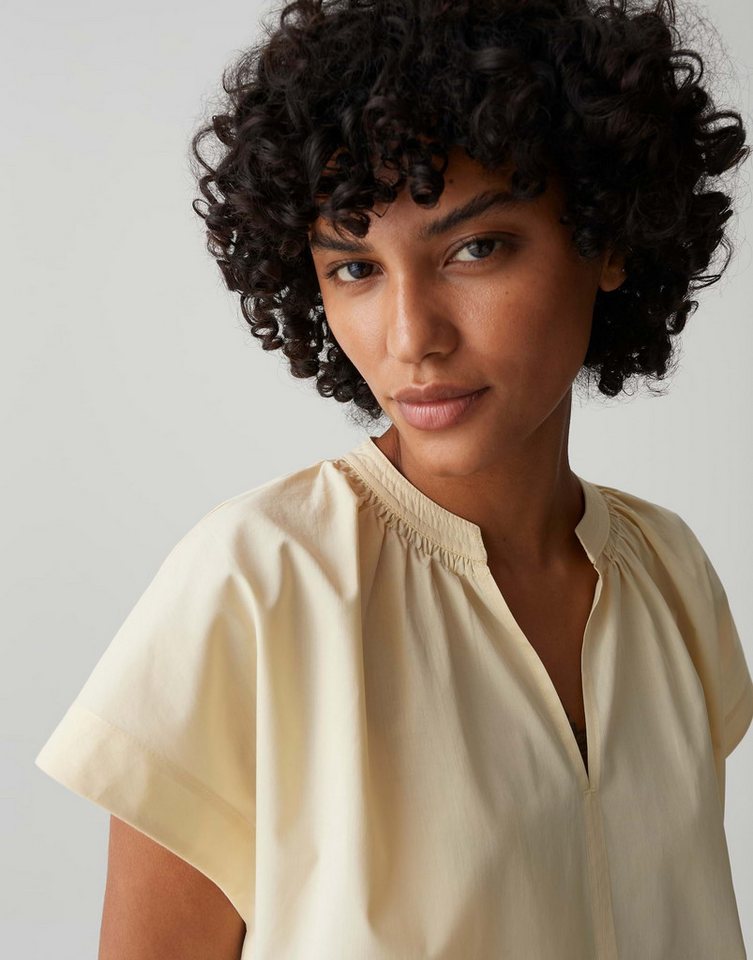 OPUS Shirtbluse Firu aus glatter Webware mit leichter Transparenz Zarte Falten geben dem Look eine lockere Leichtigkeit – Bild 4 von 5