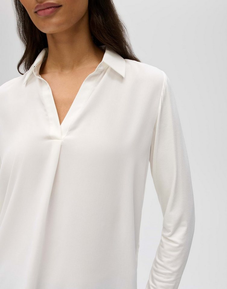 OPUS Shirtbluse Shirtbluse im Materialmix Regular Fit – Bild 4 von 5