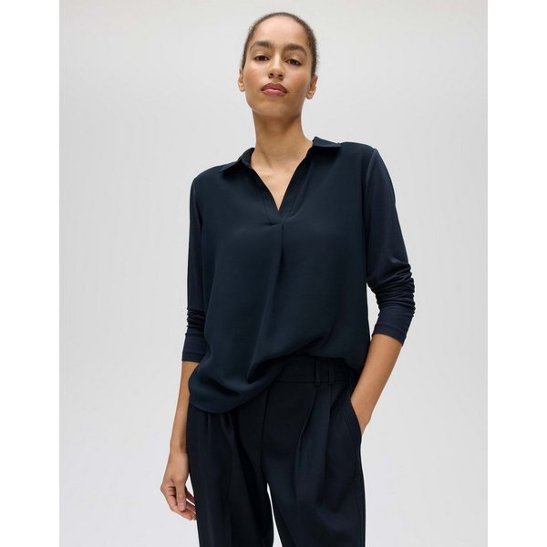OPUS Shirtbluse Shirtbluse im Materialmix Regular Fit