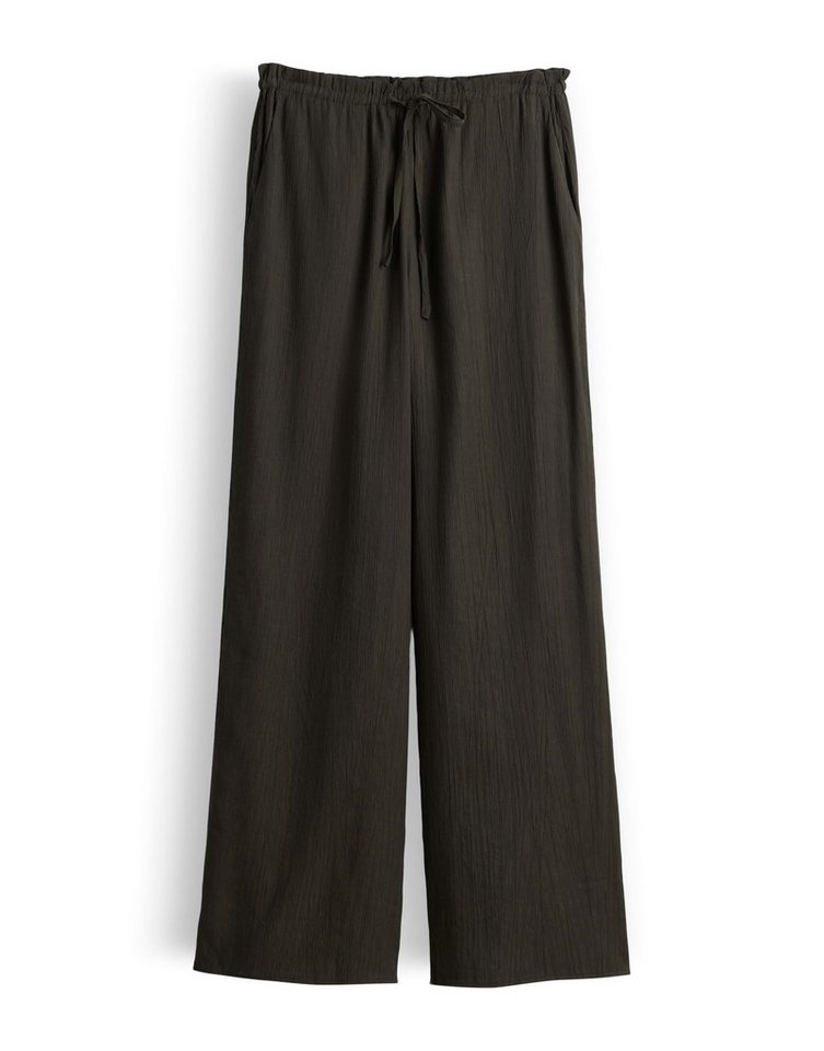 OPUS Stoffhose Marou sunset aus Webware mit Crinkle Effekt Mit Eingrifftaschen für praktische Alltagslooks – Bild 2 von 5