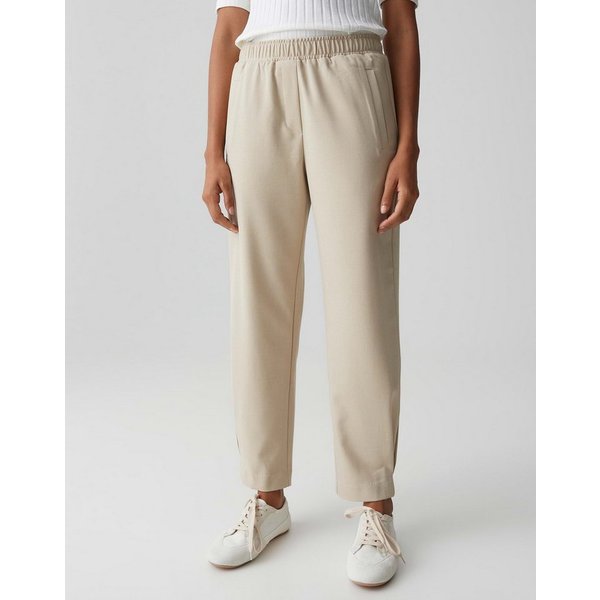 OPUS Stoffhose MYHA FLOW in feiner Mélange Optik Schmal zulaufendes Bein, weicher Griff, pflegeleicht