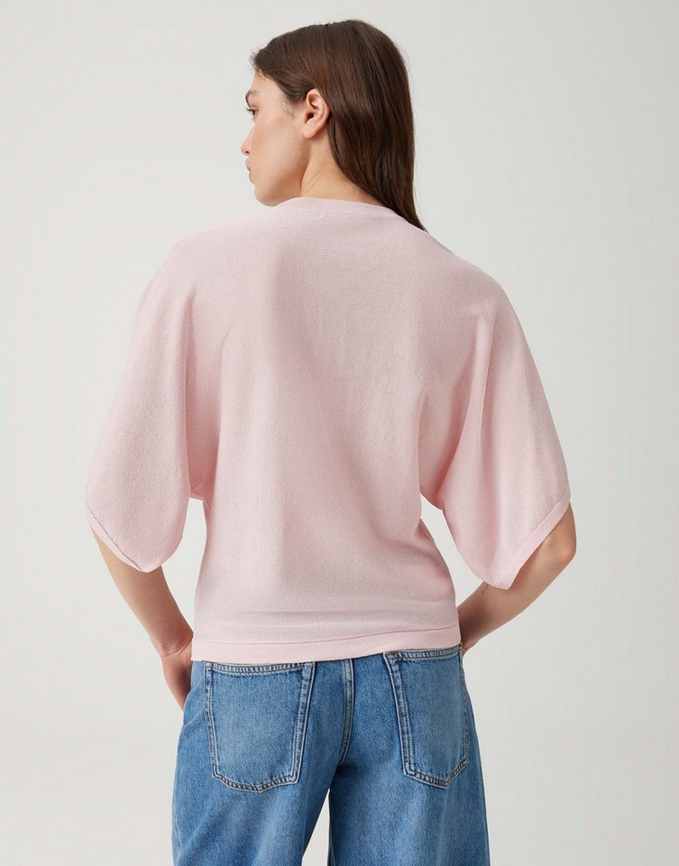 OPUS Strickpullover mit Fledermausärmel Leichte Transparenz für feminine Looks – Bild 3 von 5