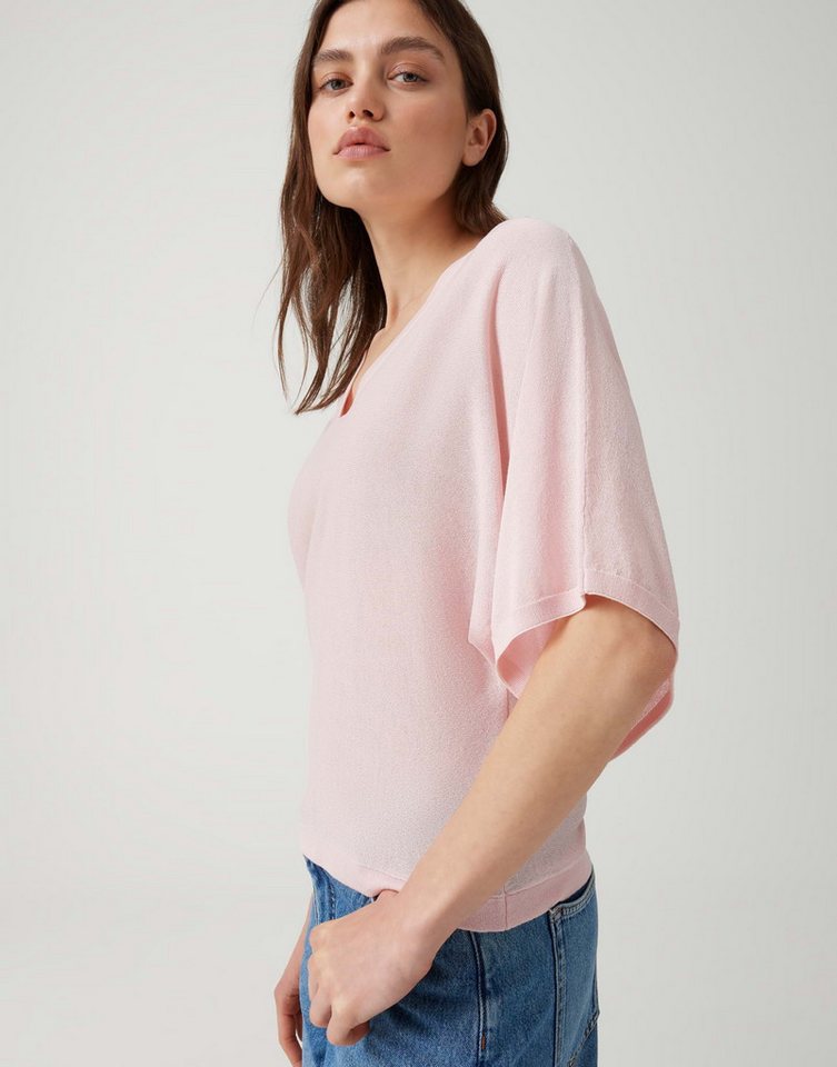 OPUS Strickpullover mit Fledermausärmel Leichte Transparenz für feminine Looks – Bild 5 von 5