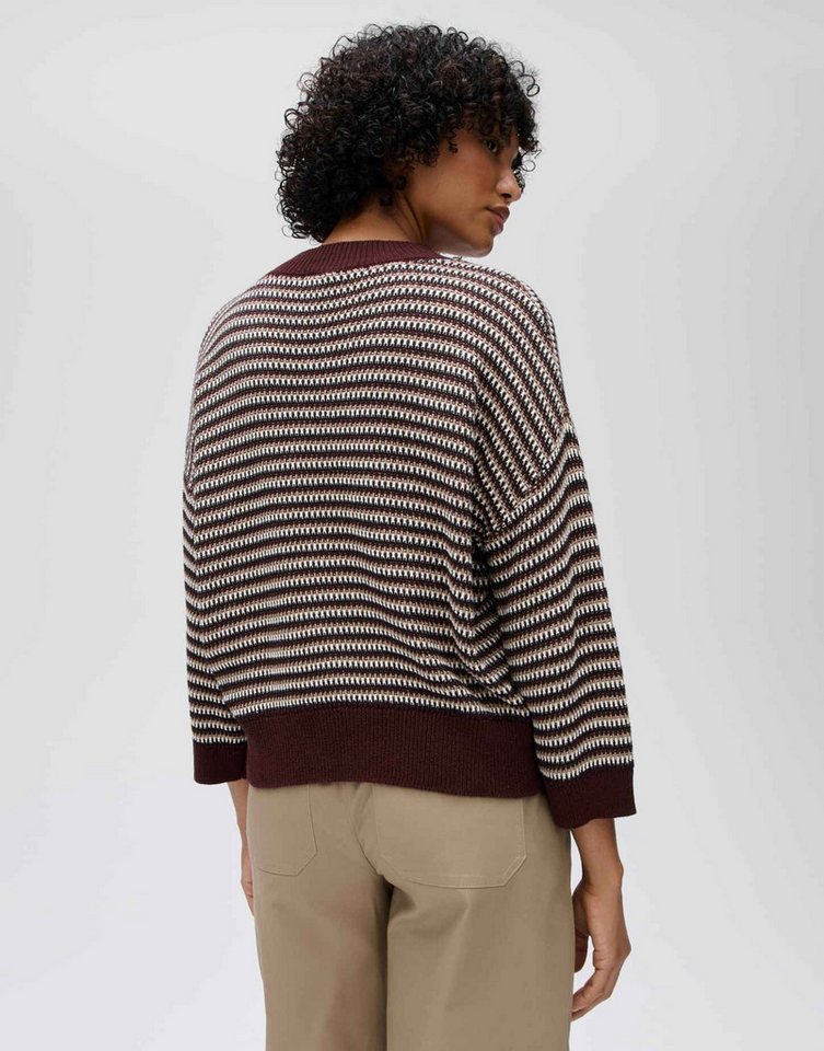 OPUS Strickpullover Peipina aus weicher Baumwolle Boxy-Silhouette mit geradem Schnitt für lässige Layerings – Bild 3 von 5