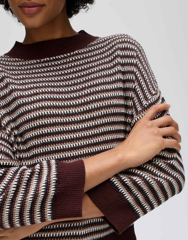 OPUS Strickpullover Peipina aus weicher Baumwolle Boxy-Silhouette mit geradem Schnitt für lässige Layerings – Bild 4 von 5