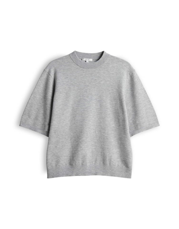 OPUS Strickpullover Pimsi aus feinem Strick Gerader Schnitt mit fließendem Fall und kurzen Ärmeln – Bild 2 von 5