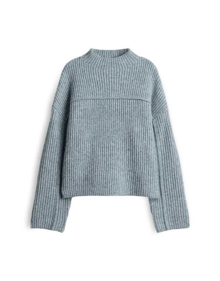 OPUS Strickpullover Poffa aus Rippstrick mit weicher Struktur Weite Silhouette mit weicher Rippstruktur und Biesendetail – Bild 2 von 5