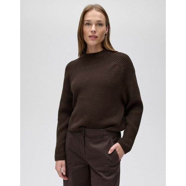 OPUS Strickpullover Ponusa aus weichem Strick Verkürzte Silhouette mit Raglanärmeln und weichem Fall