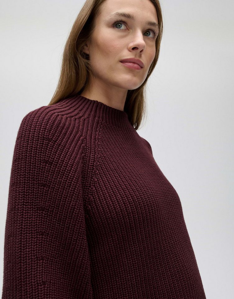 OPUS Strickpullover Ponusa aus weichem Strick Verkürzte Silhouette mit Raglanärmeln und weichem Fall – Bild 4 von 5