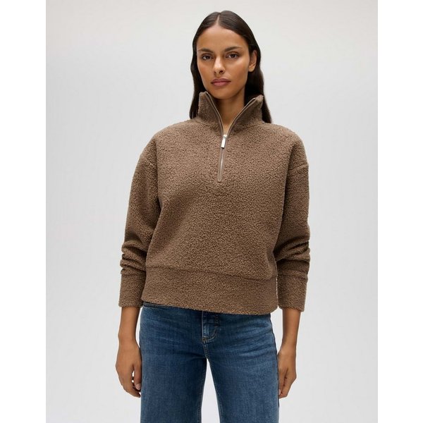 OPUS Sweater Sweater in Teddyfell Optik Regular Fit
