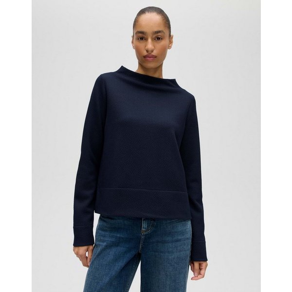 OPUS Sweatshirt Sweatshirt mit Struktur Regular Fit Vielseitig kombinierbar für casual Looks