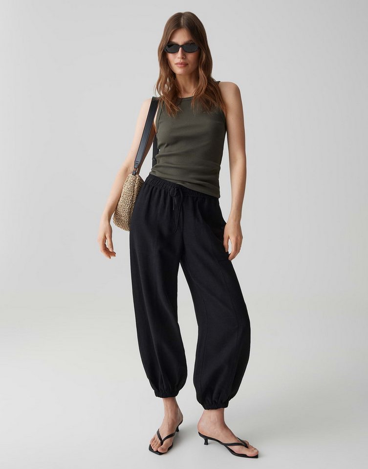 OPUS Tanktop Ilesso aus Baumwolle in schmaler Passform Ärmellos geschnitten für sommerliche Looks – Bild 5 von 5