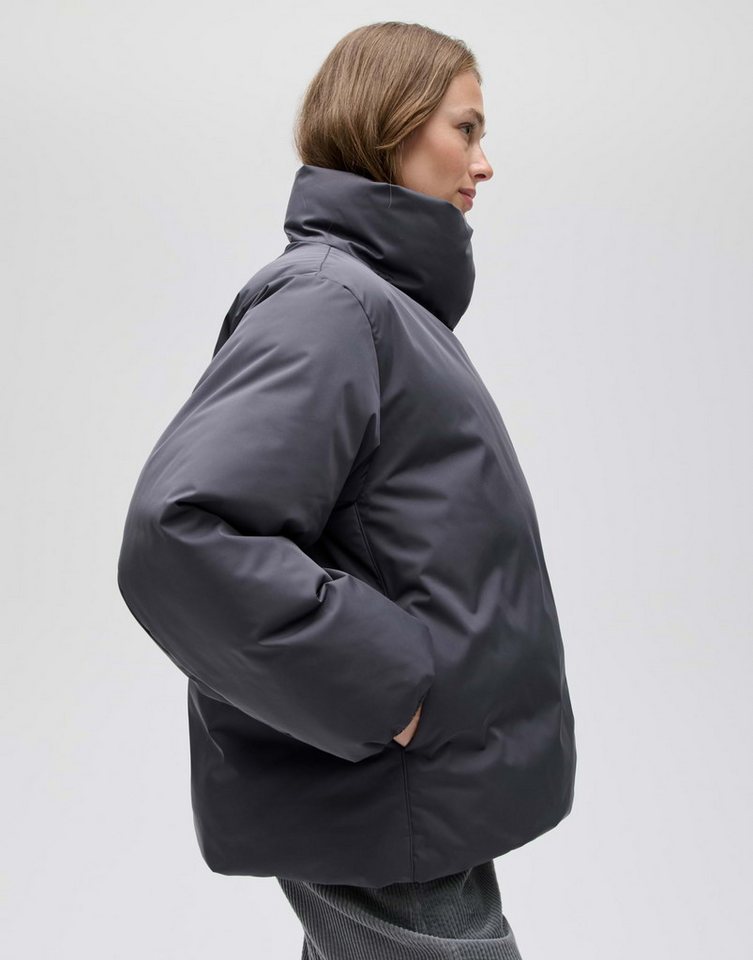 OPUS Winterjacke Horiza aus Webware mit wasserabweisender Funktion Oversized-Silhouette mit voluminösem Stehkragen und Innentasche – Bild 5 von 5