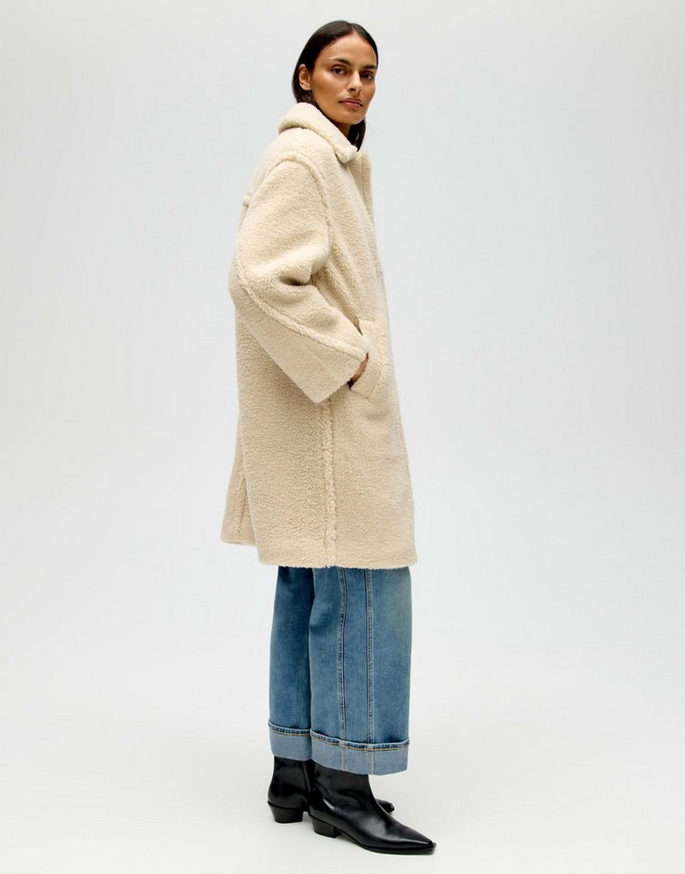 OPUS Wintermantel HEDDY aus Polyester ovaler Schnitt, knielang, verdeckte Knopfleiste – Bild 5 von 5